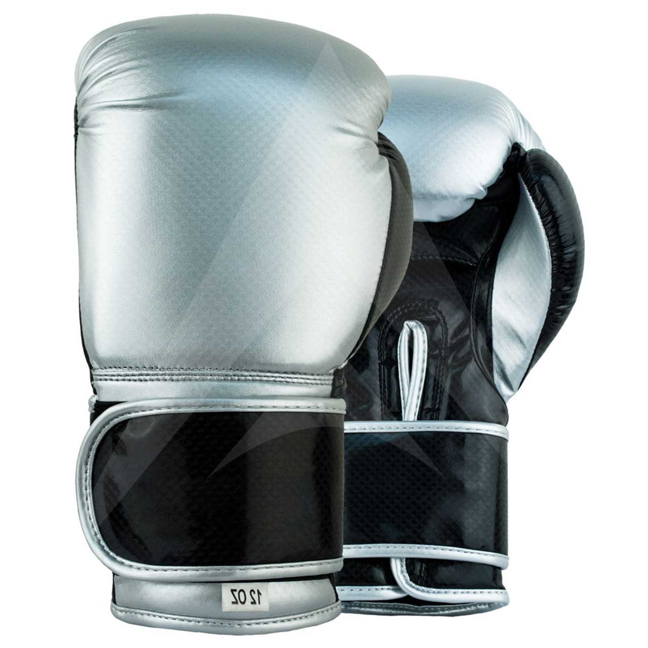 boxing gloves silver black